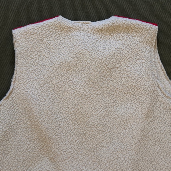 Vintage Sherpa Vest Handmade - Picture 8 of 13